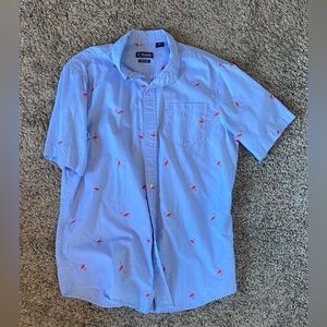 Chaps Short Sleeve Button Up